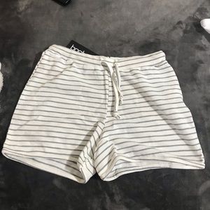 striped shorts